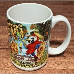 Ron Jon Surf Shop Coffee Mug Tiki Loungin Cocoa Beach Fla